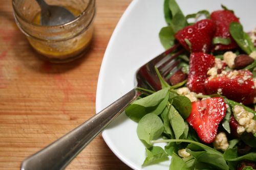 Strawberry Salad with Arugula