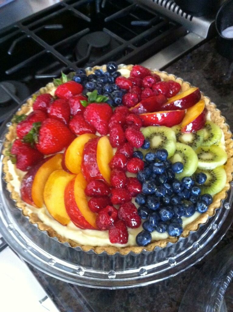 Farm stand fruit tart for dessert this summer - Seasonal food blog of ...