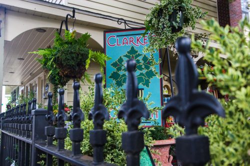 The Store Front of Clarke's Garden in the Village of Greenport